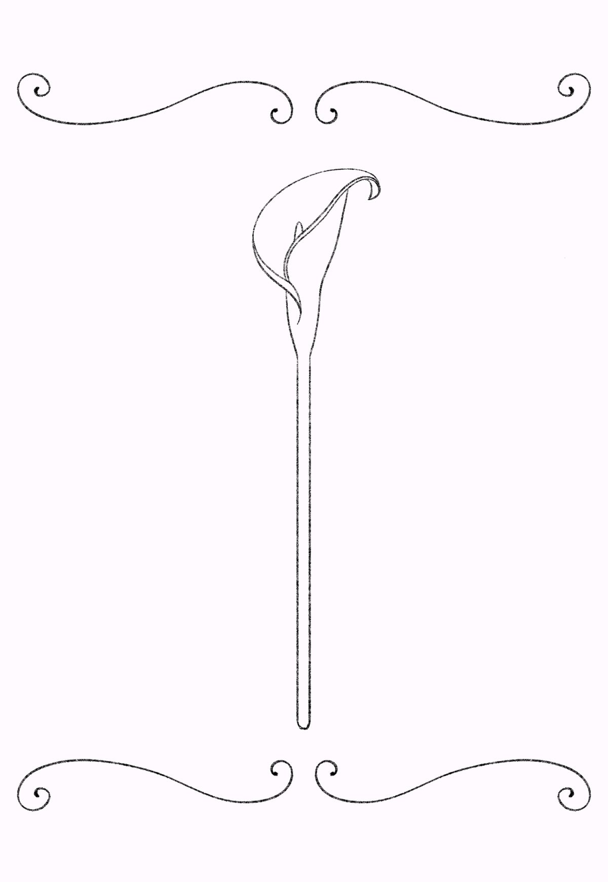 Calla Lily Hair Pin Pre-Order