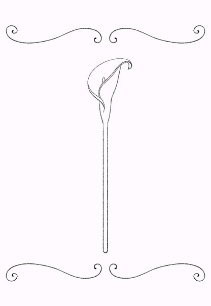 Calla Lily Hair Pin Pre-Order