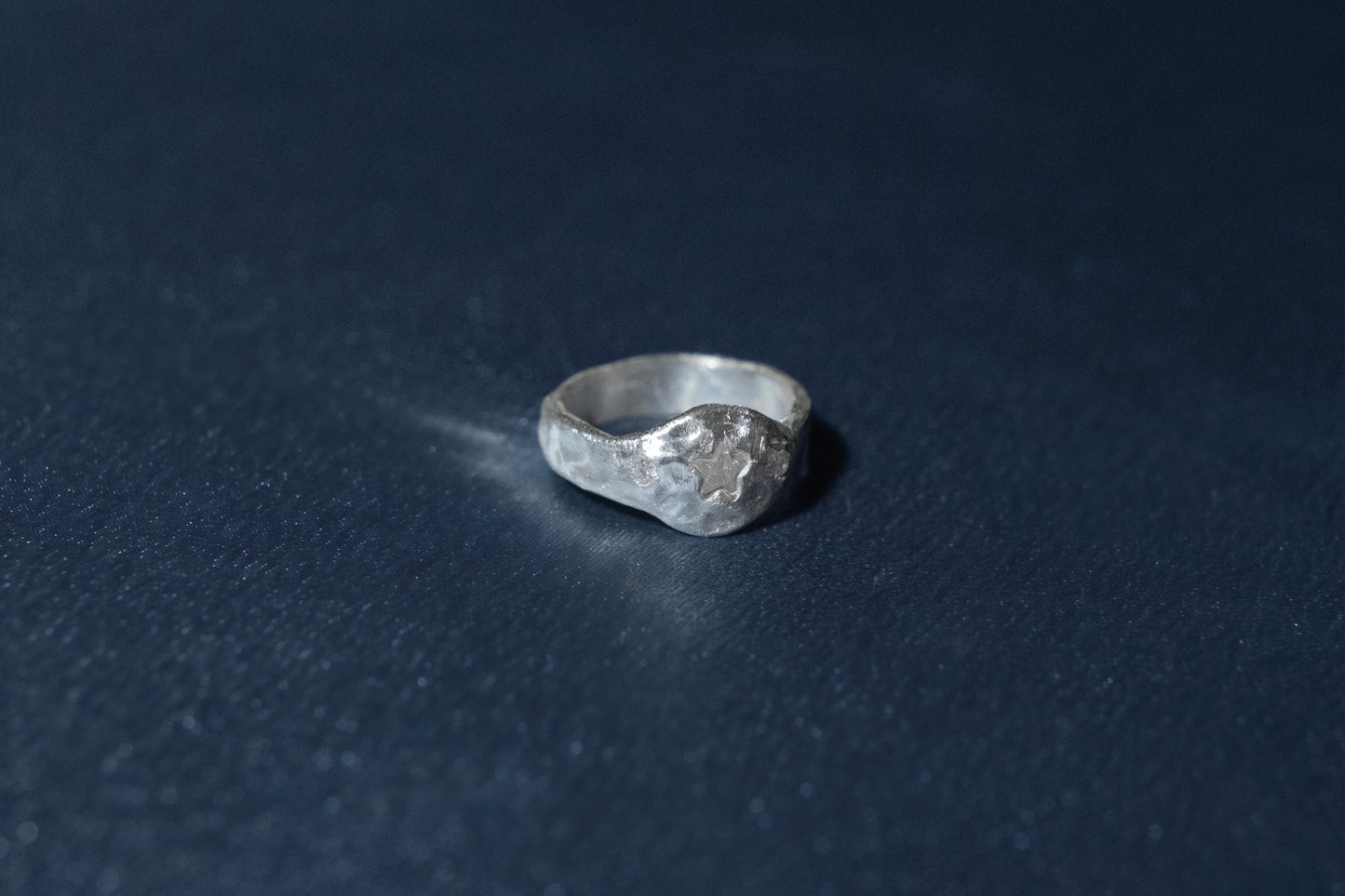 Star Fossil Ring (size 7.5)